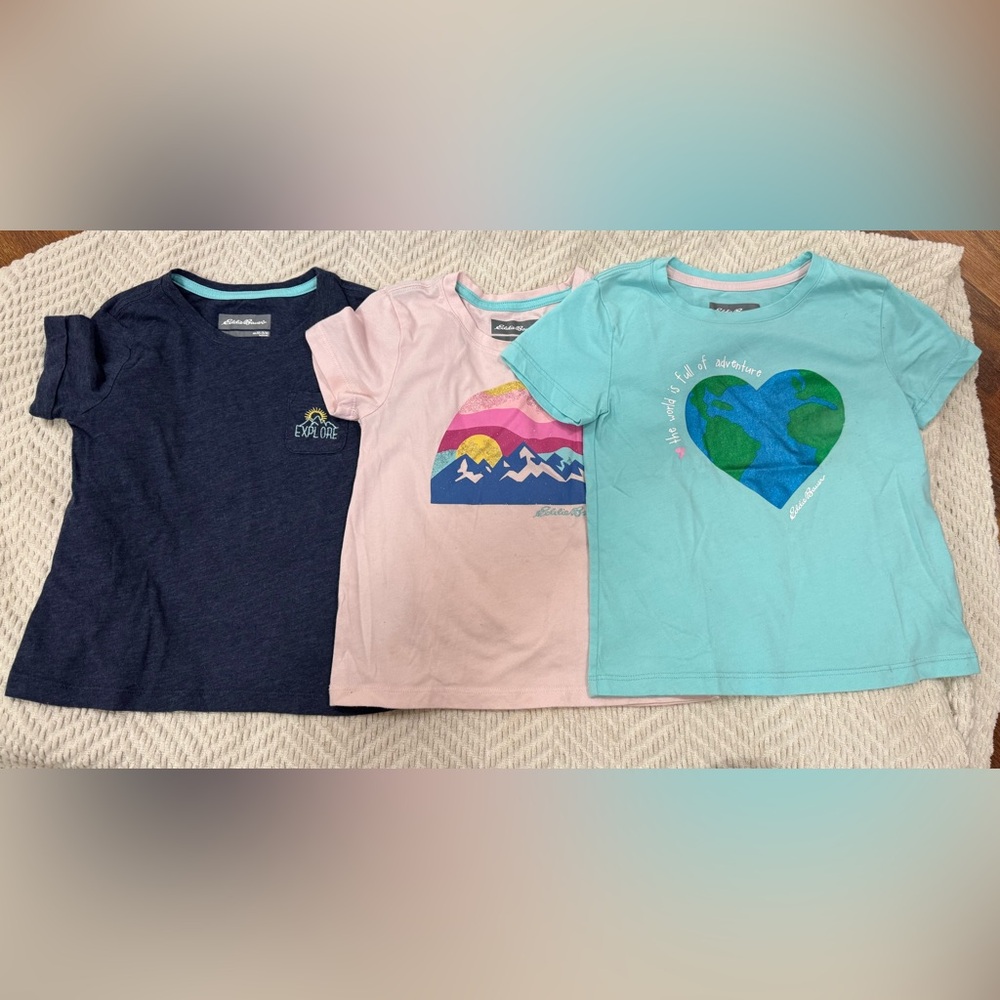 3 Girls Eddie Bauer T-shirts, Size XS